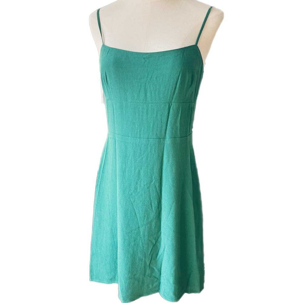 NWT - Aritzia Sunday Best Jackson Green Mini Dress- Small